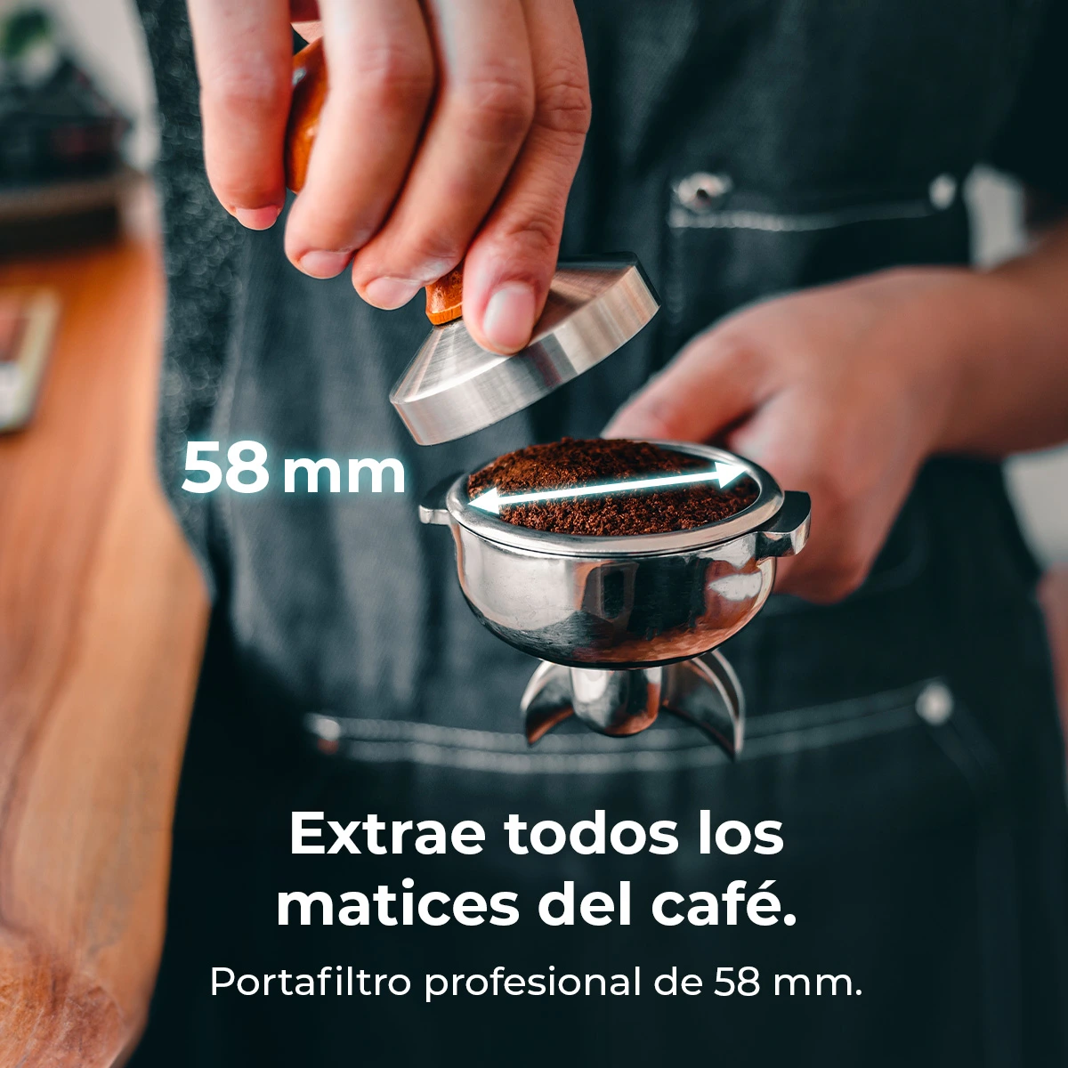 Cafetera Profesiona de 15 Bares Cecotec Baristeo Iconic - Imagen 3