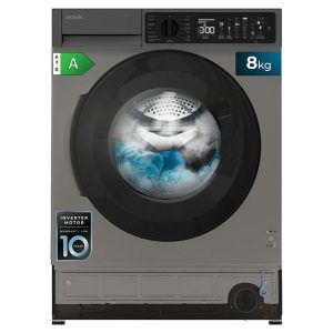 Lavadora de Carga Frontal Cecotec Bolero DressCode 850 BI Inverter Steel A 8 kg