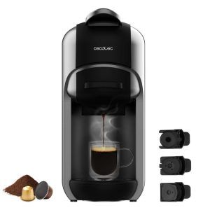 Cafetera Expresso para Café Molido y Cápsulas. Multicápsula Cecotec FreeStyle Compact
