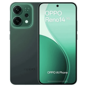 Smartphone OPPO Reno14 5G 12GB 256GB 6.59" AMOLED en 2 colores