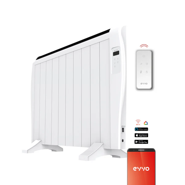 Radiador Emisor Térmico Evvo C10 Blanco 1500W