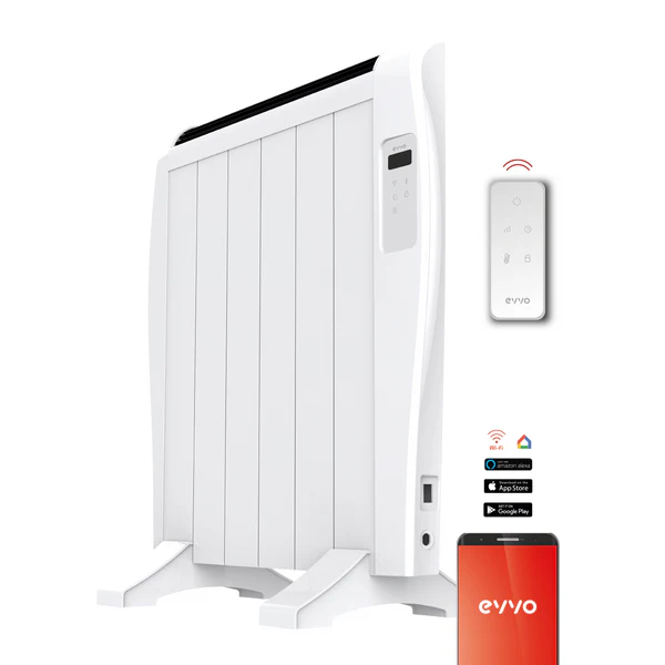 Radiador Emisor Térmico Evvo C6 Blanco 900W