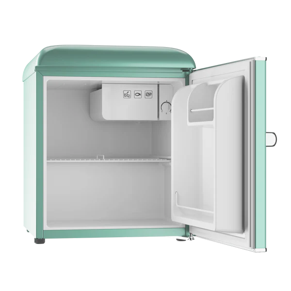 Frigorífico Mini Evvo F20 Retro Verde Pastel 45L - Imagen 3