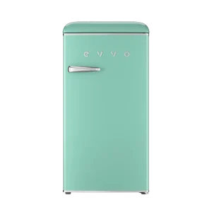 Frigorífico Mini Evvo F26 Retro Verde Pastel 95L