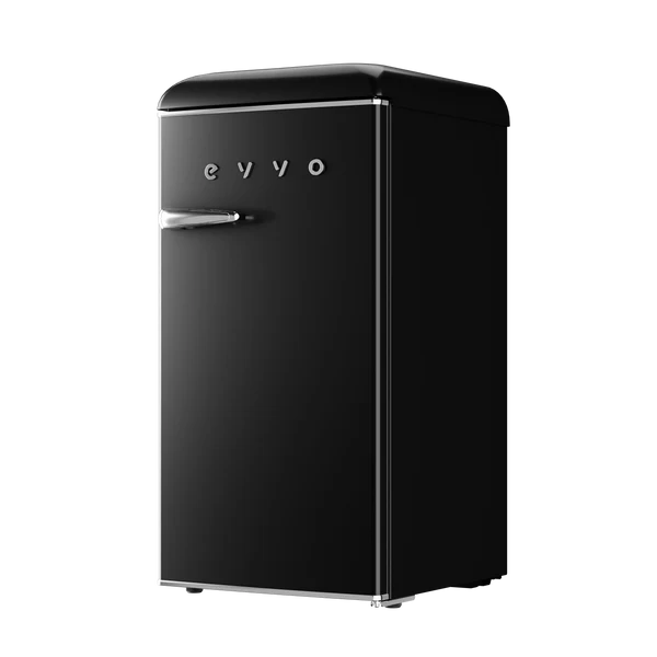 Frigorífico Mini Evvo F26 Retro Black 95L - Imagen 2