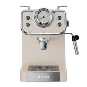 Cafetera Espresso Evvo Intensa Retro Beige