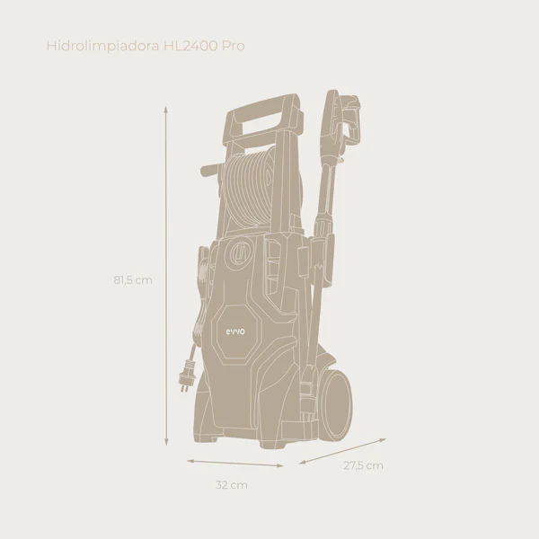 Hidrolimpiadora EVVO HL2400 Pro 2400W - Imagen 3