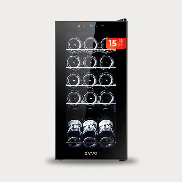 Vinoteca Evvo VT15 Compressor con Capacidad para 15 Botellas