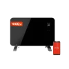 Radiador Convector Evvo C Cristal 1000W Black