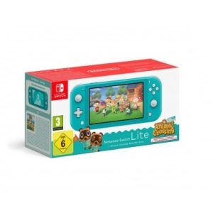Consola Nintendo Switch Lite Blue + Animal Crossing New Horizons Digital en 3 colores