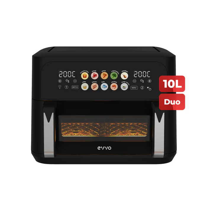Freidora sin aceite Evvo Tasty Fryer Advance DUO 10L - Imagen 2