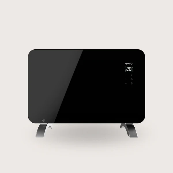 Radiador Convector Evvo C Cristal 1000W Black - Imagen 2
