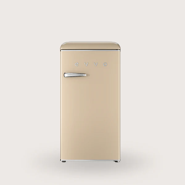 Frigorífico Mini Evvo F26 Retro Beige 95L - Imagen 2