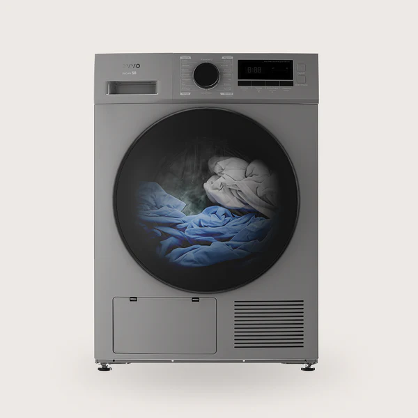 Secadora Evvo Nature S10X Bomba Calor Inox 10Kg 16 Programas Clase D
