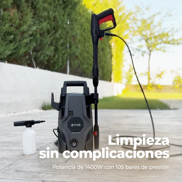Hidrolimpiadora Evvo HL1400 1400 W de potencia - Imagen 2