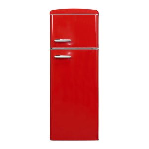Frigorífico 2P Exquisit RKGC270-45-H-160E 146.5cm 206L Clase E Rojo