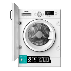 Lavadora Hisense WF3M841BWIES 8Kg Clase A Blanco