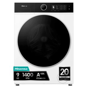 Lavadora Hisense WF5i9043BWFS 9Kg Clase A-10% Blanco