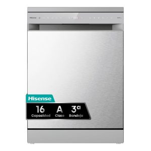 Lavavajillas Hisense HS673A90X 16 Cubiertos 60cm Clase A Inox