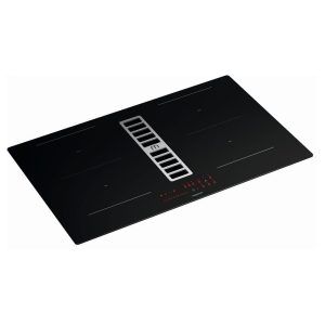Placa de Inducción con Campana Indu Max X 83 cm Recirculante 4 Zonas Negro 7.4kW