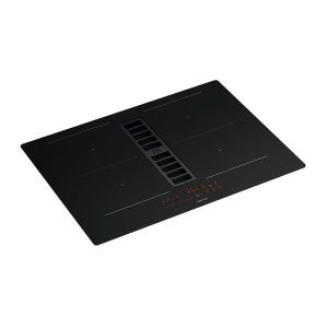 Placa de Inducción con Campana Indu Max BK 70 cm Recirculante 4 Zonas Negro 7.4kW