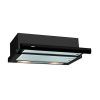Campana Telescopica Encastrable Teka TL6310 Clase D Negro 60cm