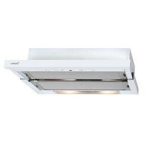 Campana Telescópica Extraplana Cata TF5260WH/G Clase D Inox/Blanco 60cm