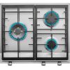 Placa de Gas Acero Teka EX60.13GAIALDRCI 3 Zonas 58cm Inox 8.55kW