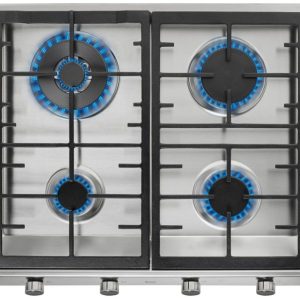 Placa de Gas Acero Teka EX60.14GAIALDRCI 4 Zonas 58cm Inox 9.55kW