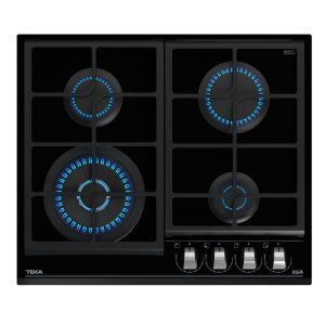 Placa de Gas Teka GZC64320XBA BUT(NAT) 4 Zonas 60cm Negro 9.55kW