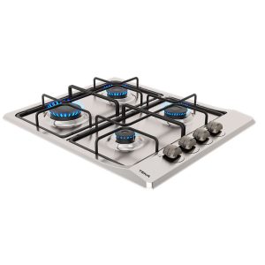Placa de Gas Acero Teka E60.3 40 NAT 4 Zonas 60cm Inox 7.5kW