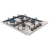 Placa de Gas Acero Teka E60.3 40 BUT 4 Zonas 60cm Inox 7.5kW
