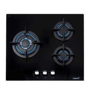 Placa de Gas Cata CCI6021BK 3 Zonas 59cm Negro 6.25kW