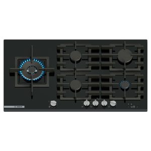 Placa de Gas Bosch PRS9A6H40 5 Zonas 91.5cm Negro 12.5kW