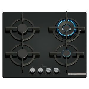 Placa de Gas Bosch PPH6A6I10 4 Zonas 59cm Negro 8kW