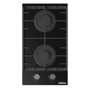 Placa de Gas Edesa EGG3021 TI N 2 Zonas 29cm Negro 4kW