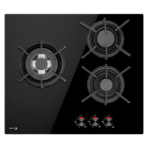 Placa de Gas Fagor 3CFI3GLSPB 3 Zonas 60cm Negro 6.3kW