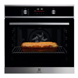 Horno Pirolítico Multifunción Electrolux EOF6P46VX0 Clase A+ 72L Cristal Negro/Inox