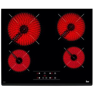 Placa Vitroceramica Teka TZ6415 4 Zonas 60cm Negro 6.9kW