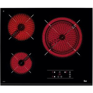 Placa Vitroceramica Teka TZ6315 3 Zonas 60cm Negro 5.4kW