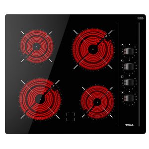 Placa Vitrocerámica Teka TBC64000XFLBK 4 Zonas 60cm Negro 6kW