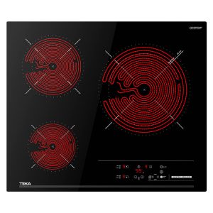 Placa Vitrocerámica Teka TBC63620TTC 3 Zonas 60cm Negro 5.3kW