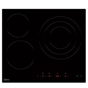 Placa Vitroceramica Midea MCH522T219K0 3 Zonas 60cm Negro 6.2kW