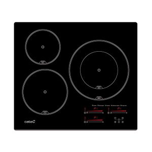 Placa de Inducción Cata INSB6028BK/A 3 Zonas 59cm Negro 7.1kW