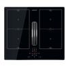 Placa de Inducción con Campana Cata AS600 4 Zonas 60cm Negro 7.53kW