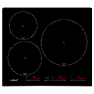 Placa de Inducción Cata INSB6003E2 3 Zonas 59cm Negro 7.1kW
