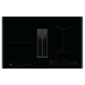 Placa de Inducción con campana AEG TH84CB03FB 4 Zonas 81cm Negro 7.35kW