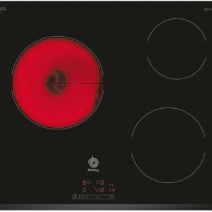 Placa Vitroceramica Balay 3EB714LR 3 Zonas 59.2cm Negro 5.7kW