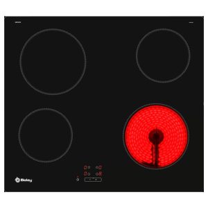 Placa Vitrocerámica Balay 3EB761EN 4 Zonas 60cm Negro 6.4kW