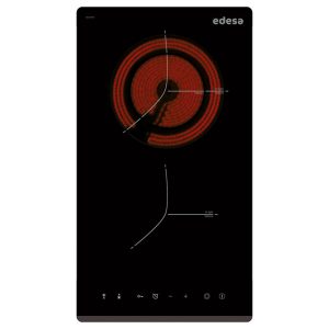 Vitroceramica Edesa EVT3220 B/B 2 Zonas 29cm Negro 3.7kW